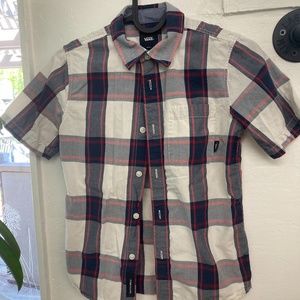 Vans Youth Button Up Size Small